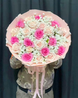 Bó hồng chúc mừng HT02