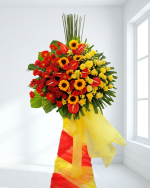 Lẵng hoa khai trương-HT07