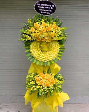 Kệ hoa kính viếng-HT32