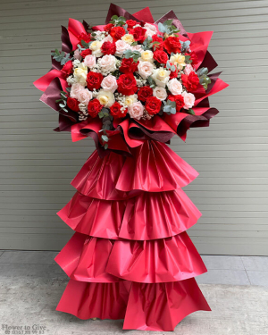 Lẵng hoa chúc mừng-HT59