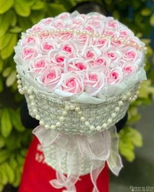 Bó hồng sáp chúc mừng-HT143