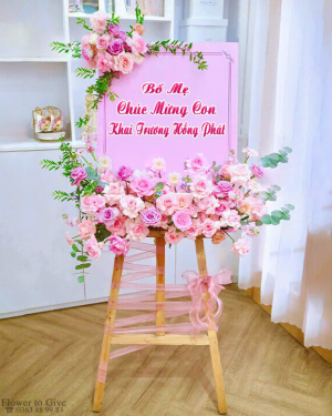 Kệ tranh chúc mừng hiện đại-HT163