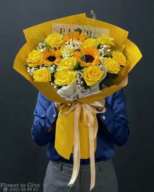 Bó hoa chúc mừng-HT263