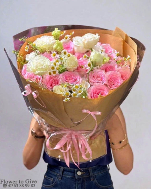 Bó hoa-tình nồng-HT264