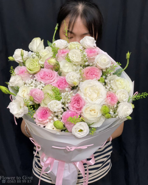 Bó hoa tươi-hoa xinh để tặng-HT268