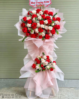 Lẵng hoa chúc mừng giá rẻ-HT253