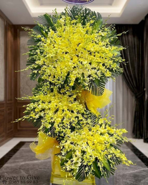 Lẵng hoa tang lễ-kính viếng-HT293