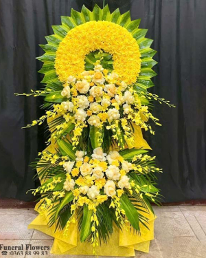 Lẵng hoa kính viếng-HT335
