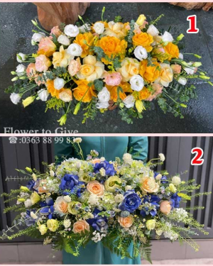 Bát hoa để bàn sự kiện-HT381