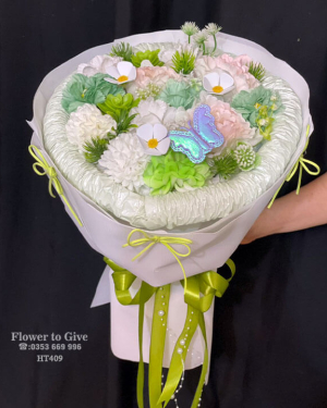 Bó hoa lụa xinh tặng em yêu-HT409
