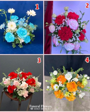 Hoa để bàn giá rẻ-HT380